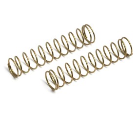 Team Associated Rear Shock Springs, gold, 2.75 lb/in