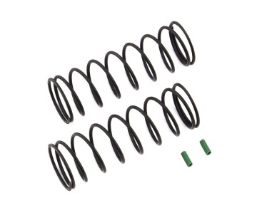 Team Associated Front Springs V2, green, 4.9 lb/in, L70, 9.5T, 1.6D