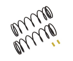 Team Associated Front Springs V2, yellow, 5.7 lb/in, L70, 8.5T, 1.6D