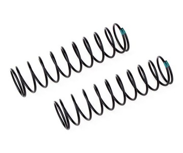 Team Associated Rear Springs V2, green, 4.0 lb/in, L86, 11.25T, 1.6D