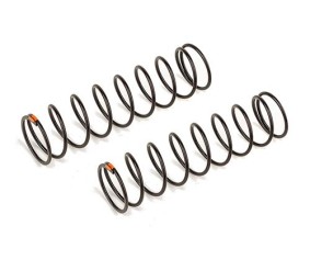 Team Associated Rear Springs V2, Orange, 4.9 lb/in, L86, 9.5T, 1.6D