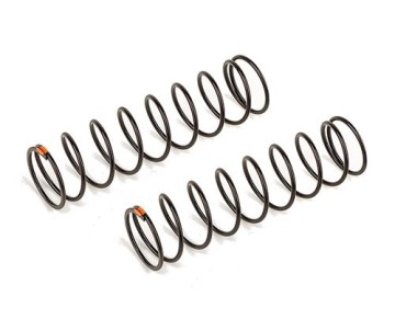 Team Associated Rear Springs V2, Orange, 4.9 lb/in, L86, 9.5T, 1.6D