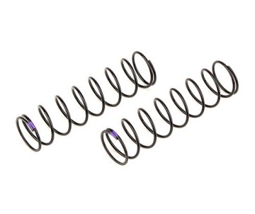 Team Associated Rear Springs V2, Purple, 5.1 lb/in, L86, 9.0T, 1.6D