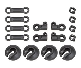 Team Associated RC8B4 Spring Cups and Shock Rod Ends