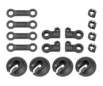 Team Associated RC8B4 Spring Cups and Shock Rod Ends