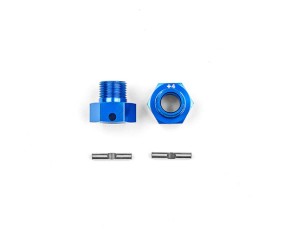 Team Associated RC8T4 FT Wheel Hexes, +4mm