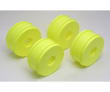 Team Associated 83mm 1/8 Buggy Wheels (4) (Yellow)