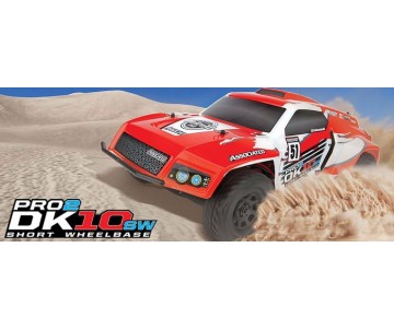 Team Associated Pro2 DK10SW Dakar Buggy RTR LiPo Combo, Red/White