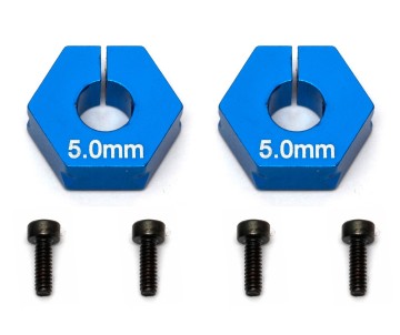 Team Associated 5.0mm Aluminum Factory Team Clamping Rear Hex (2)