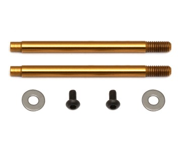 Team Associated 3x21mm V2 Ti-Nitride Screw Mount Buggy Front Shock Shaft (2)