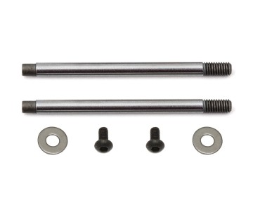 Team Associated 3x23mm V2 Chrome Screw Mount Shock Shaft (2)