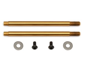 Team Associated 3x27.5 mm Shock Shafts (V2), TiN