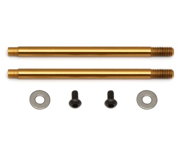 Team Associated 3x27.5 mm Shock Shafts (V2), TiN