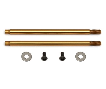 Team Associated 3x35 mm Shock Shafts (V2), TiN