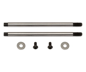 Team Associated Factory Team 3x35 mm Shock Shafts (V2), Chrome