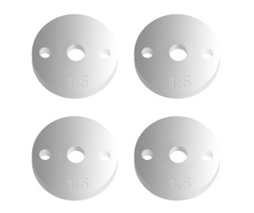 Team Associated Factory Team V2 Flat Shock Piston (2x1.5mm)(4)
