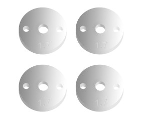 Team Associated Factory Team V2 Flat Shock Piston (2x1.7mm)(4)