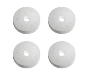 Team Associated Factory Team V2 Flat Mount Shock Piston Set (Blank)(4)
