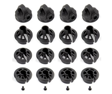 Team Associated B6.1 Shock Caps and Spring Cups