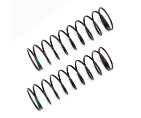 Team Associated Rear Shock Springs, green, 1.80 lb/in, L61mm