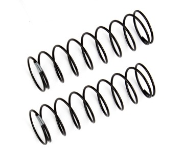 Team Associated Rear Shock Springs, gray, 2.00 lb/in, L61mm