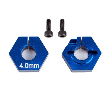 Team Associated B6.2 Clamping Wheel Hexes, 4mm