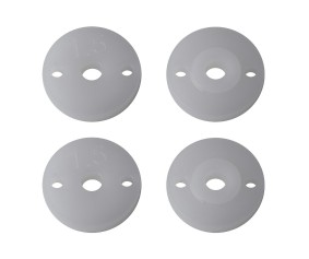 Team Associated FT 12mm V2 Shock Pistons, 2mm, 2x1.5mm