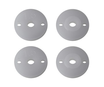 Team Associated FT 12mm V2 Shock Pistons, 2mm, 2x1.5mm
