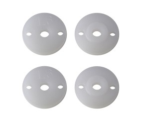 Team Associated FT 12mm V2 Shock Pistons, 2mm, 2x1.6mm