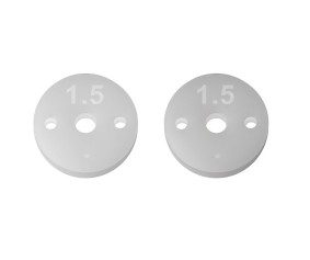 Team Associated FT 13mm Shock Pistons, 2.5mm, 2x1.5