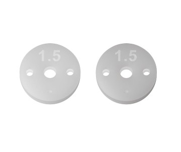 Team Associated FT 13mm Shock Pistons, 2.5mm, 2x1.5
