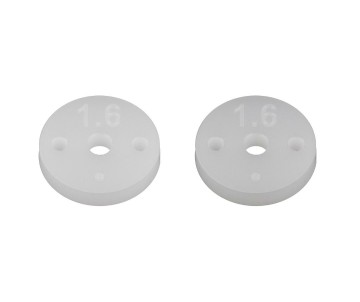 Team Associated FT 13mm Shock Pistons, 2.5mm, 2x1.6