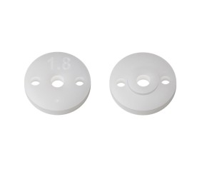 Team Associated FT 13mm Shock Pistons, 2.0mm, 2x1.8