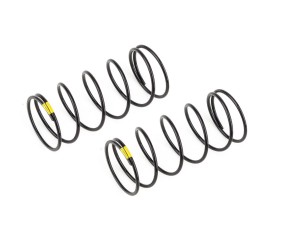 Team Associated 13mm Front Shock Springs, yellow 3.8lb/in, L44, 6.5T, 1.2D