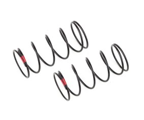Team Associated 13mm Front Shock Springs, red 4.0lb/in, L44, 6.25T, 1.2D