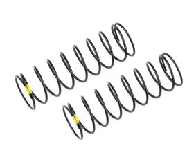 Team Associated 13mm Rear Shock Springs, yellow 2.3lb/in, L61, 9.5T, 1.2D
