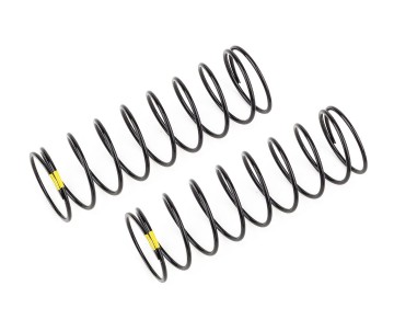 Team Associated 13mm Rear Shock Springs, yellow 2.3lb/in, L61, 9.5T, 1.2D