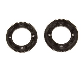 Team Associated RC10B74 Center Diff Spur Gears, 72T/48P, 78T/48P
