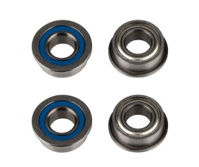 Team Associated FT Bearings, 5x10x4mm, Flanged