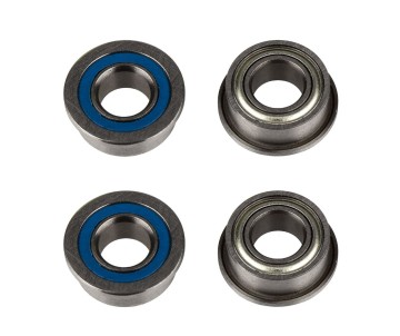 Team Associated FT Bearings, 5x10x4mm, Flanged