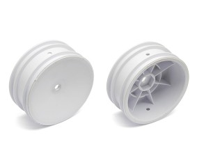 Team Associated 12mm Hex 2.2 Front Buggy Wheels (2) (White) Team Associated 12mm Hex 2.2 Front Buggy Wheels (2) (White)