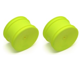 Team Associated 2WD/4WD Rear Wheels, 2.2 in, 12 mm Hex, yellow (2)