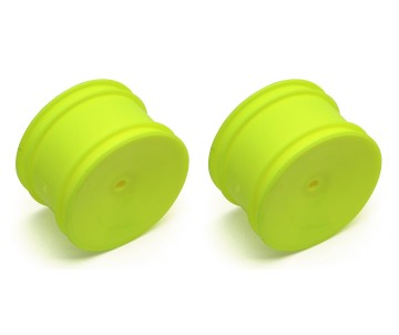 Team Associated 2WD/4WD Rear Wheels, 2.2 in, 12 mm Hex, yellow (2)