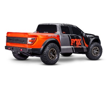 Traxxas Ford Raptor R 4X4 Ultimate: 1/10 scale 4X4 short course truck, fully assembled, waterproof electronics, Ready-To-Race, with TQi 2.4 GHz 2-channel radio system w/ wireless module, Traxxas Stability Management (TSM), VXL-4s speed control, Velineon 5