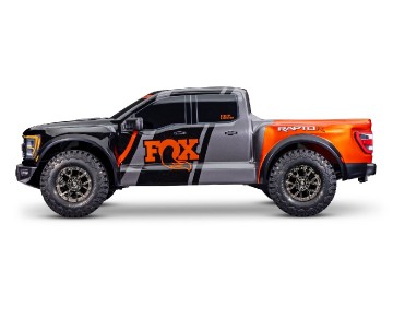 Traxxas Ford Raptor R 4X4 Ultimate: 1/10 scale 4X4 short course truck, fully assembled, waterproof electronics, Ready-To-Race, with TQi 2.4 GHz 2-channel radio system w/ wireless module, Traxxas Stability Management (TSM), VXL-4s speed control, Velineon 5