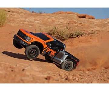 Traxxas Ford Raptor R 4X4 Ultimate: 1/10 scale 4X4 short course truck, fully assembled, waterproof electronics, Ready-To-Race, with TQi 2.4 GHz 2-channel radio system w/ wireless module, Traxxas Stability Management (TSM), VXL-4s speed control, Velineon 5 Traxxas Ford Raptor R 4X4 Ultimate: 1/10 scale 4X4 short course truck, fully assembled, waterproof electronics, Ready-To-Race, with TQi 2.4 GHz 2-channel radio system w/ wireless module, Traxxas Stability Management (TSM), VXL-4s speed control, Velineon 5