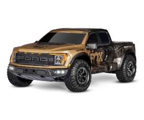 Traxxas Ford Raptor R 4X4 Ultimate: 1/10 scale 4X4 short course truck, fully assembled, waterproof electronics, Ready-To-Race, with TQi 2.4 GHz 2-channel radio system w/ wireless module, Traxxas Stability Management (TSM), VXL-4s speed control, Velineon 5