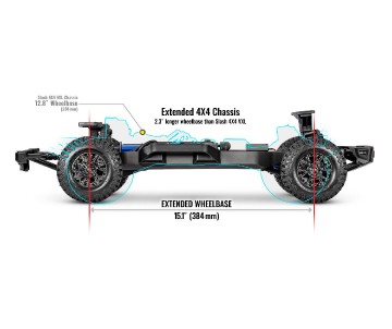 Traxxas Ford Raptor R 4X4 Ultimate: 1/10 scale 4X4 short course truck, fully assembled, waterproof electronics, Ready-To-Race, with TQi 2.4 GHz 2-channel radio system w/ wireless module, Traxxas Stability Management (TSM), VXL-4s speed control, Velineon 5