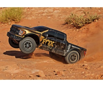Traxxas Ford Raptor R 4X4 Ultimate: 1/10 scale 4X4 short course truck, fully assembled, waterproof electronics, Ready-To-Race, with TQi 2.4 GHz 2-channel radio system w/ wireless module, Traxxas Stability Management (TSM), VXL-4s speed control, Velineon 5