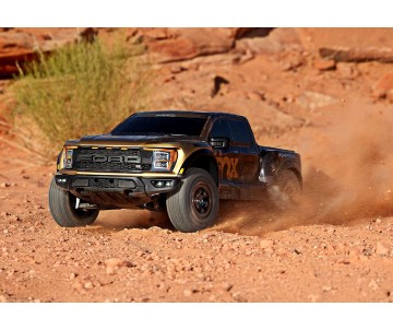 Traxxas Ford Raptor R 4X4 Ultimate: 1/10 scale 4X4 short course truck, fully assembled, waterproof electronics, Ready-To-Race, with TQi 2.4 GHz 2-channel radio system w/ wireless module, Traxxas Stability Management (TSM), VXL-4s speed control, Velineon 5